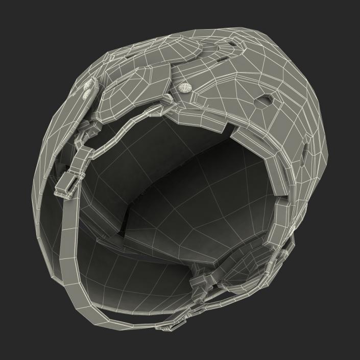 3D Hockey Helmet Islanders model