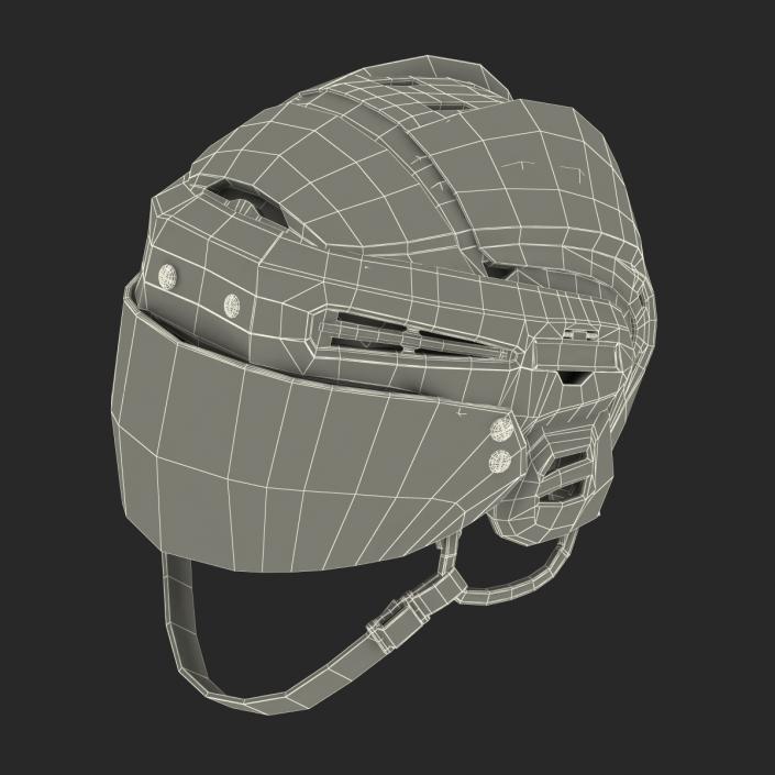 3D Hockey Helmet Islanders model