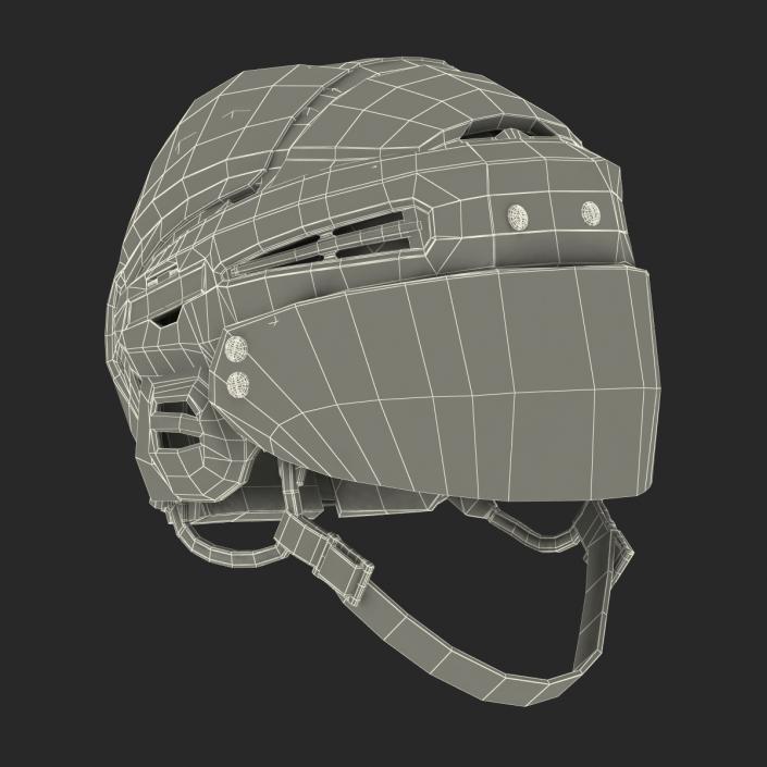 3D Hockey Helmet Islanders model