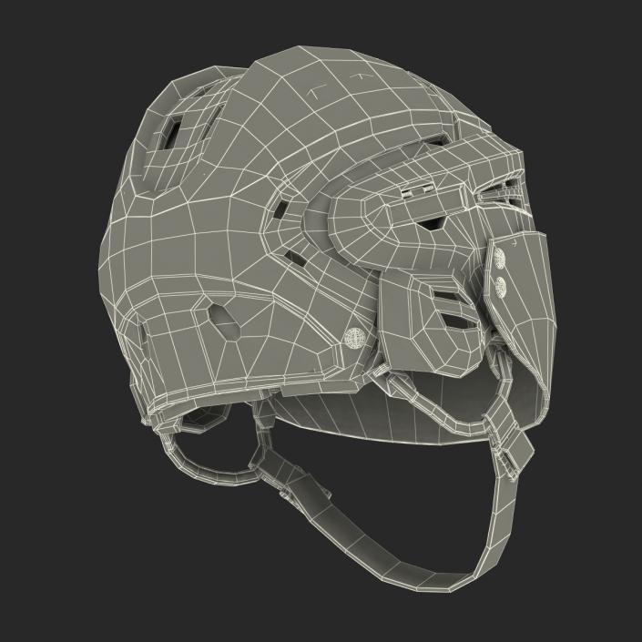 3D Hockey Helmet Islanders model