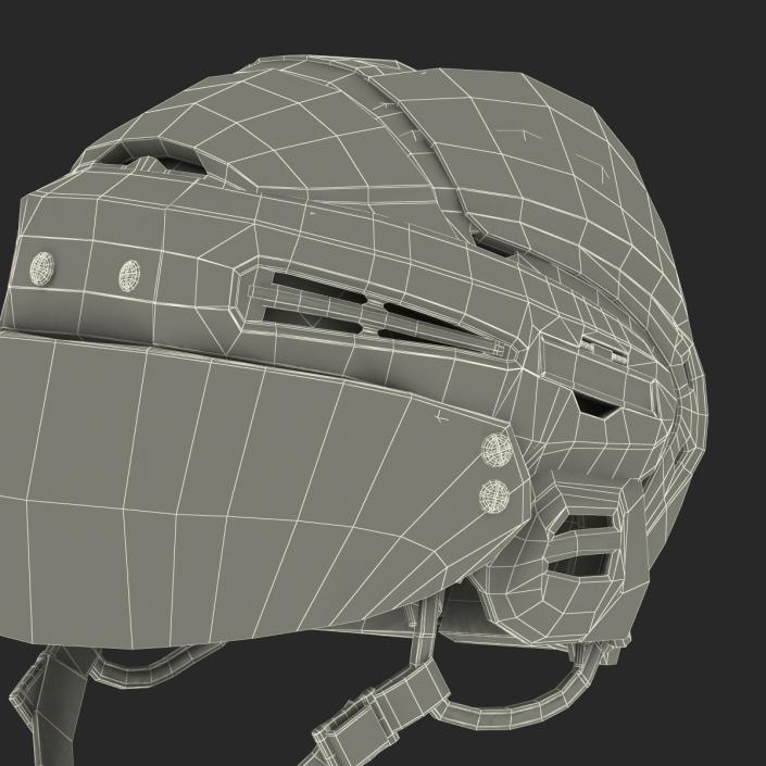 3D Hockey Helmet Islanders model