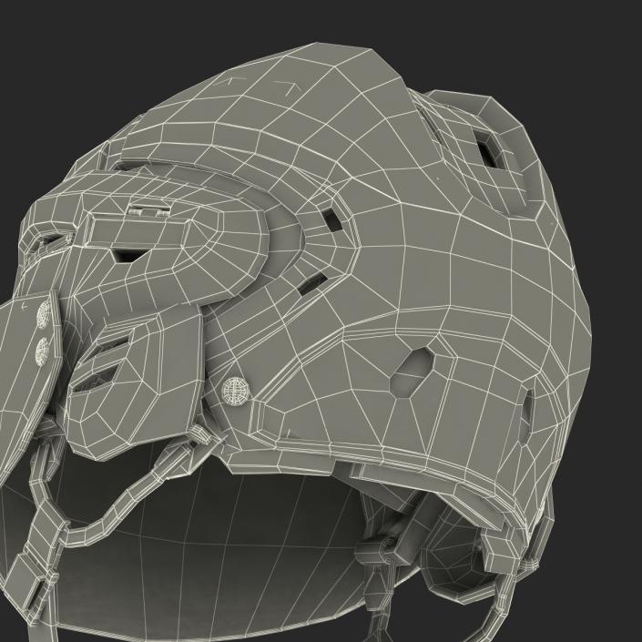 3D Hockey Helmet Islanders model