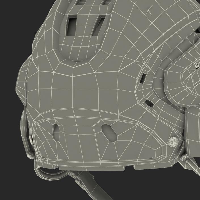 3D Hockey Helmet Islanders model