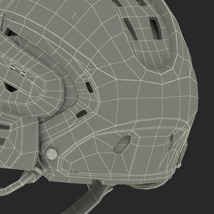 3D Hockey Helmet Islanders model