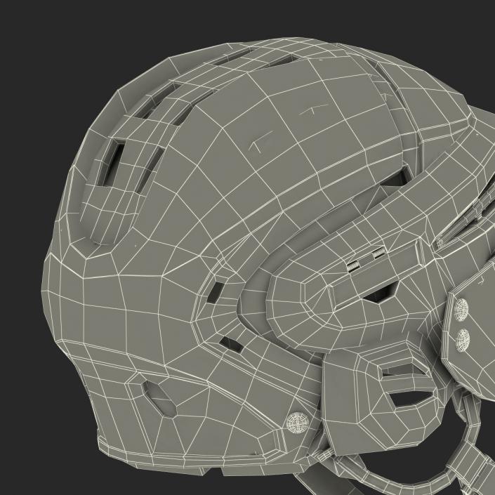 3D Hockey Helmet Generic 2 model