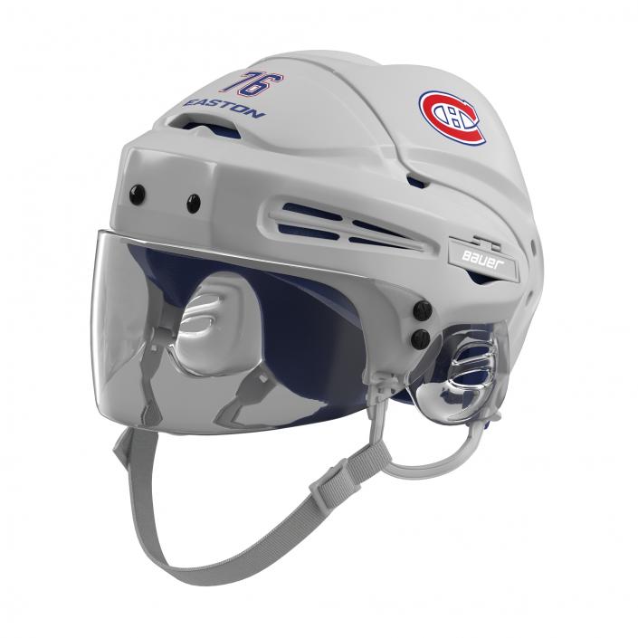 Hockey Helmet Montreal Canadiens 3D