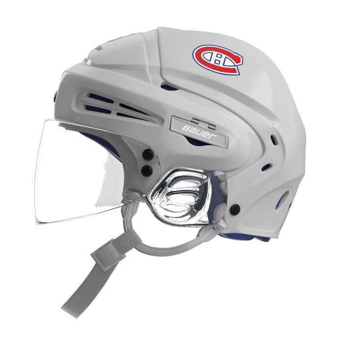 Hockey Helmet Montreal Canadiens 3D