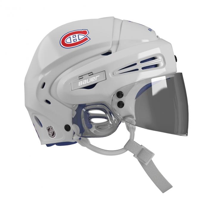 Hockey Helmet Montreal Canadiens 3D