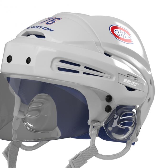 Hockey Helmet Montreal Canadiens 3D