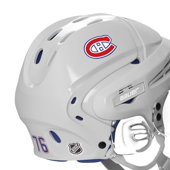 Hockey Helmet Montreal Canadiens 3D