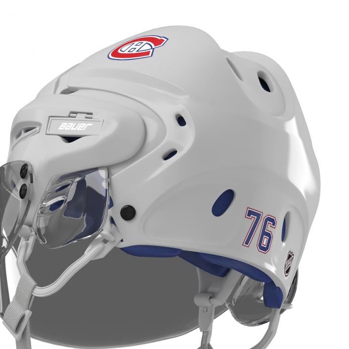 Hockey Helmet Montreal Canadiens 3D