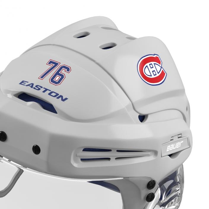 Hockey Helmet Montreal Canadiens 3D