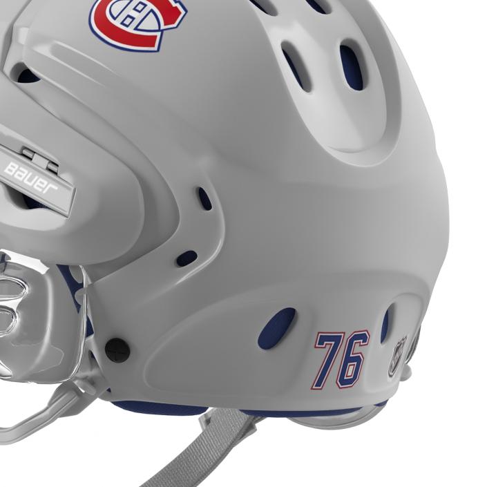 Hockey Helmet Montreal Canadiens 3D