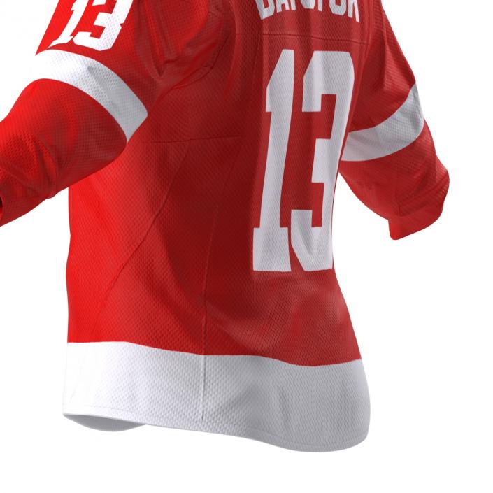 3D Hockey Jersey Detroit Red Wings