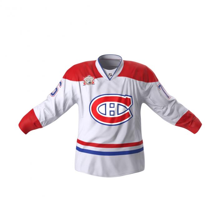 Hockey Jersey Montreal Canadiens 3D