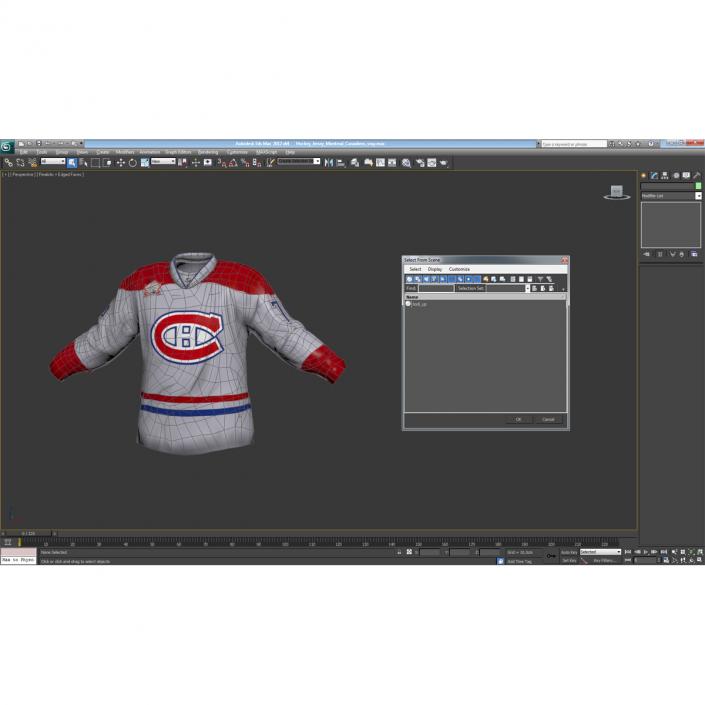 Hockey Jersey Montreal Canadiens 3D