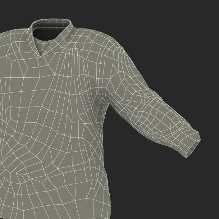 3D Hockey Jersey Generic 2 model