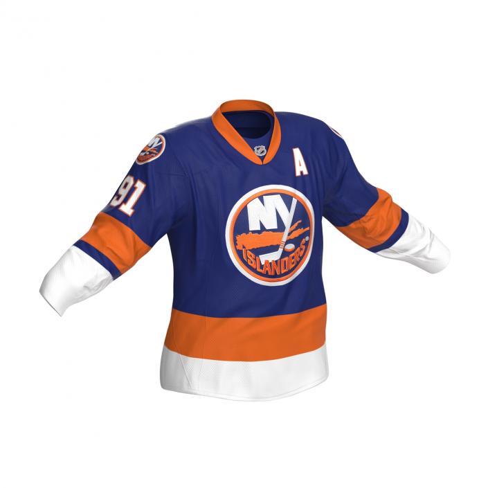 3D Hockey Jersey Islanders model