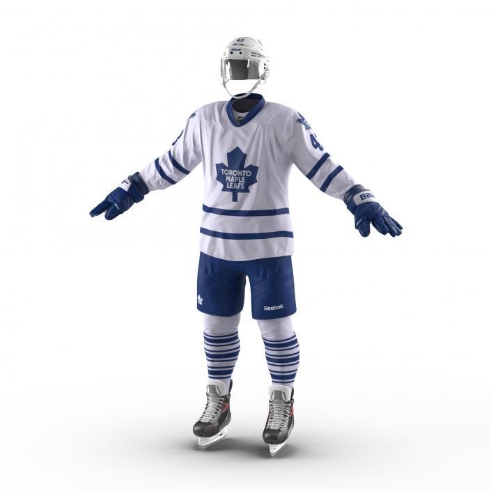 3D Hockey Equipment Toronto Maple Leafs