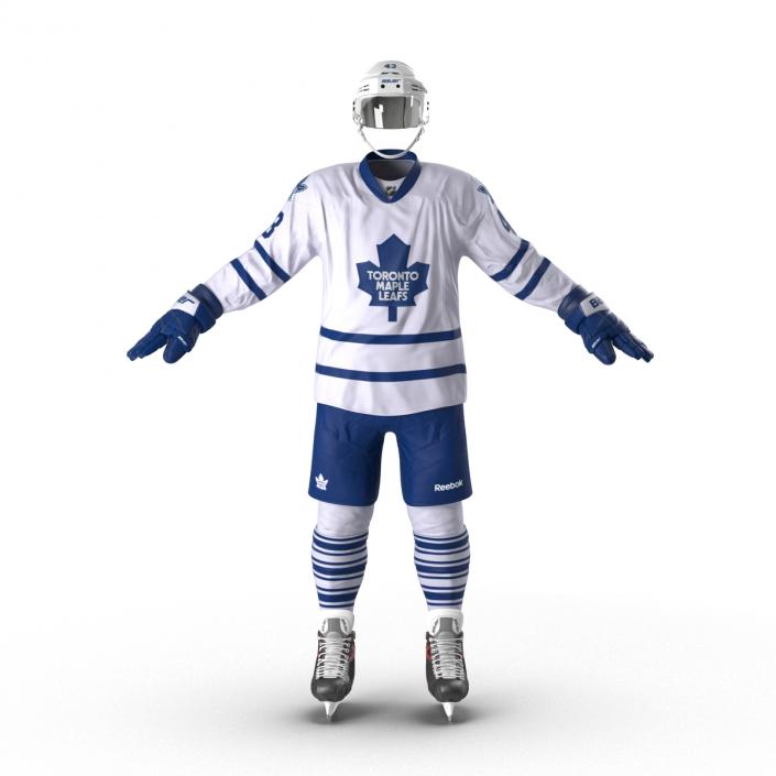 3D Hockey Equipment Toronto Maple Leafs