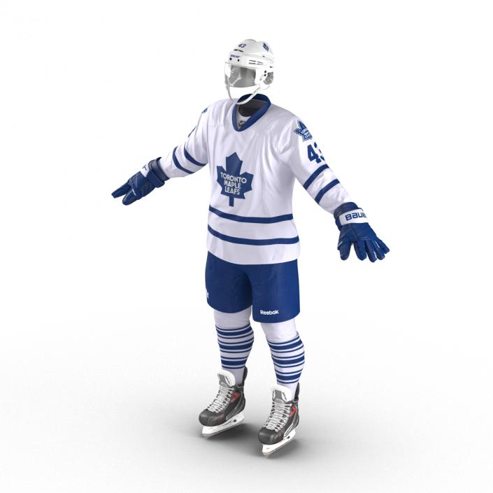 3D Hockey Equipment Toronto Maple Leafs