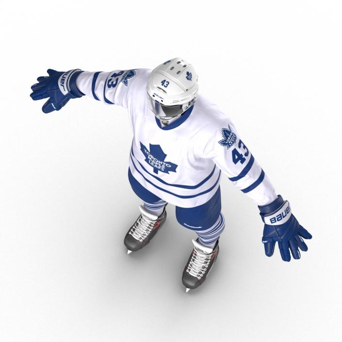 3D Hockey Equipment Toronto Maple Leafs