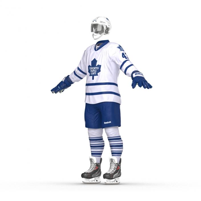 3D Hockey Equipment Toronto Maple Leafs