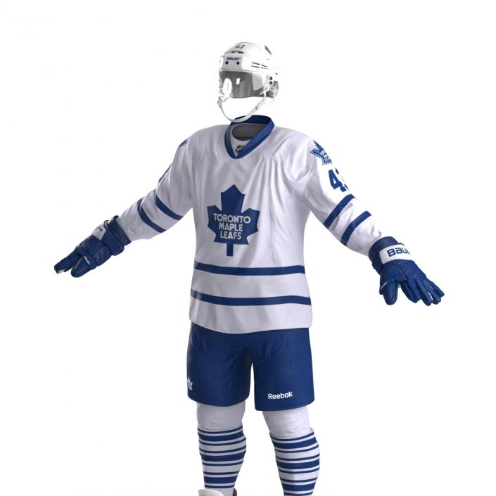 3D Hockey Equipment Toronto Maple Leafs