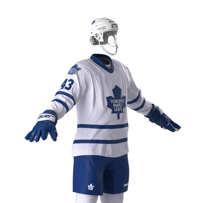 3D Hockey Equipment Toronto Maple Leafs