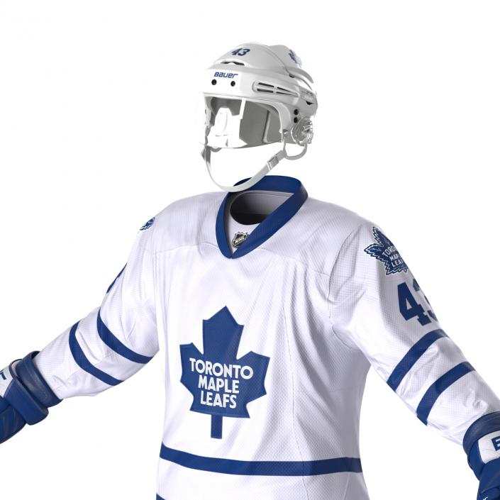 3D Hockey Equipment Toronto Maple Leafs