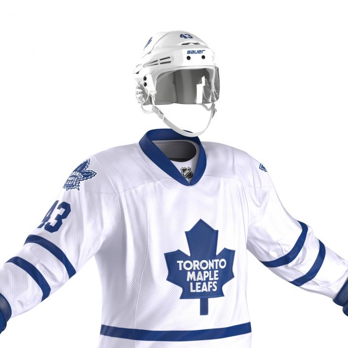 3D Hockey Equipment Toronto Maple Leafs