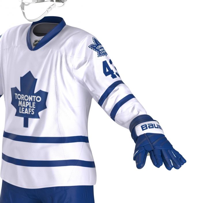 3D Hockey Equipment Toronto Maple Leafs