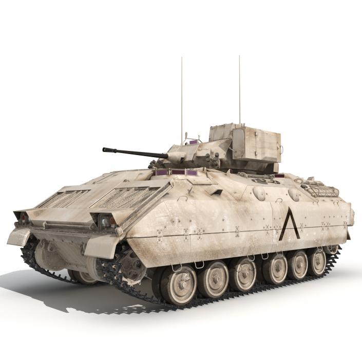 US Infantry Fighting Vehicle Bradley M2 3D model