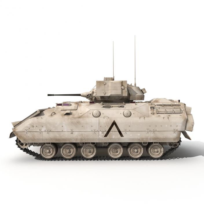 US Infantry Fighting Vehicle Bradley M2 3D model