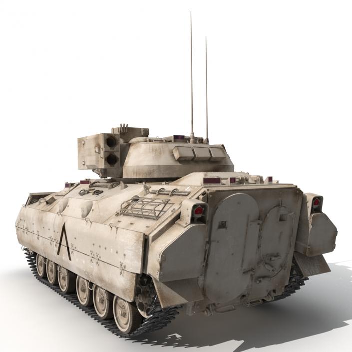 US Infantry Fighting Vehicle Bradley M2 3D model