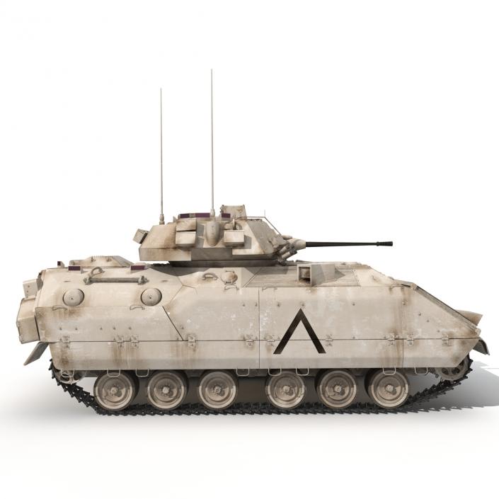 US Infantry Fighting Vehicle Bradley M2 3D model