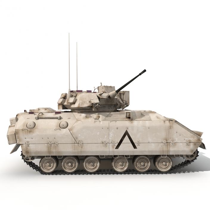 US Infantry Fighting Vehicle Bradley M2 3D model