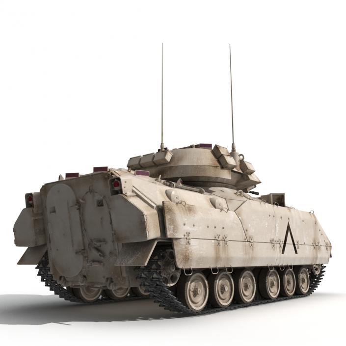 US Infantry Fighting Vehicle Bradley M2 3D model