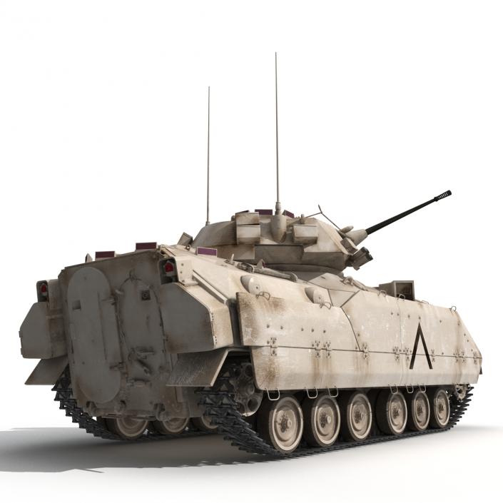 US Infantry Fighting Vehicle Bradley M2 3D model