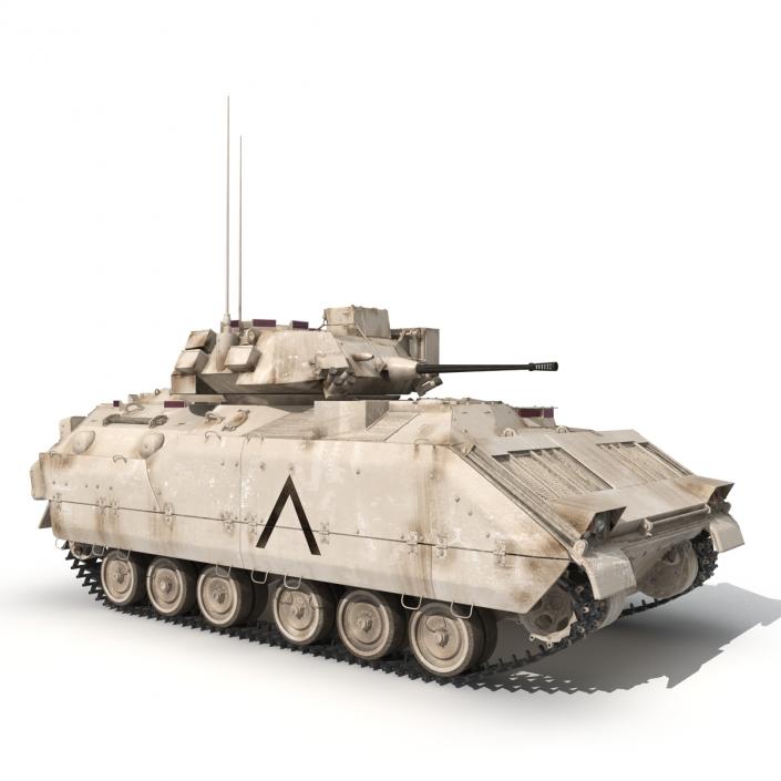 US Infantry Fighting Vehicle Bradley M2 3D model