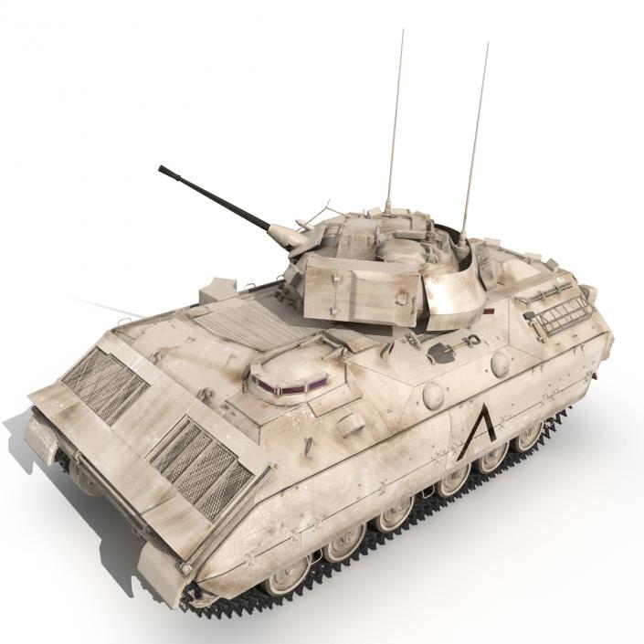 US Infantry Fighting Vehicle Bradley M2 3D model