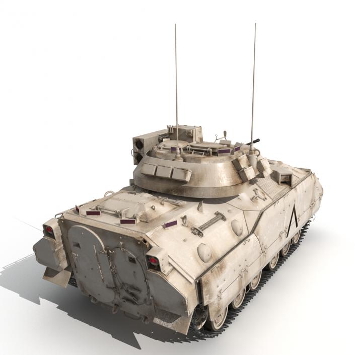 US Infantry Fighting Vehicle Bradley M2 3D model