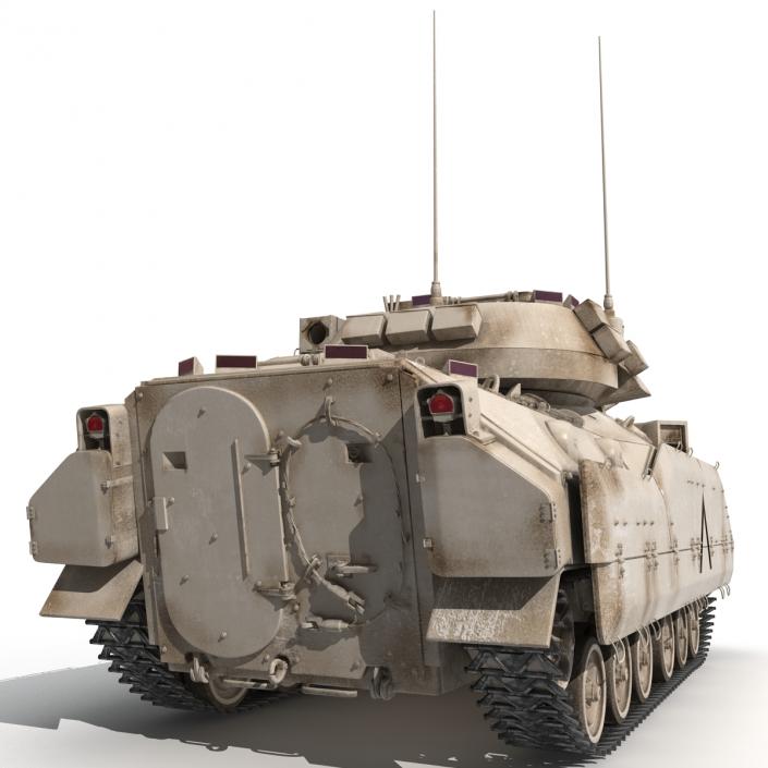 US Infantry Fighting Vehicle Bradley M2 3D model