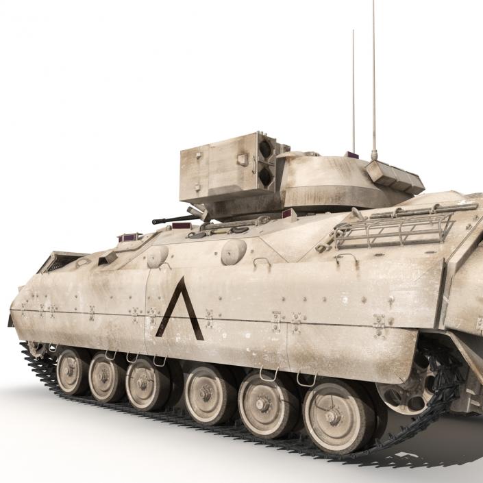 US Infantry Fighting Vehicle Bradley M2 3D model