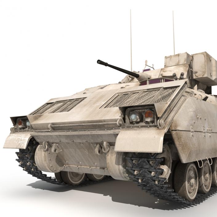 US Infantry Fighting Vehicle Bradley M2 3D model