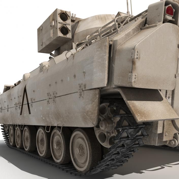 US Infantry Fighting Vehicle Bradley M2 3D model