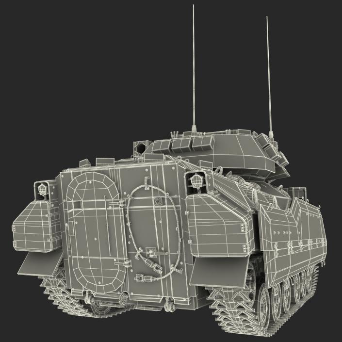 US Infantry Fighting Vehicle Bradley M2 3D model