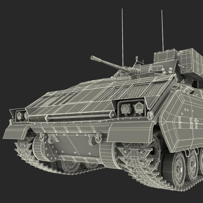 US Infantry Fighting Vehicle Bradley M2 3D model