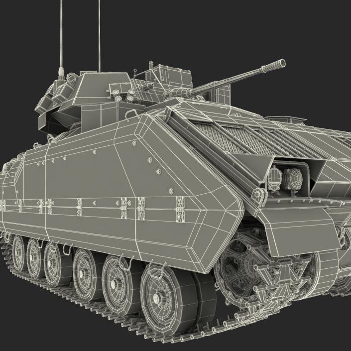 US Infantry Fighting Vehicle Bradley M2 3D model