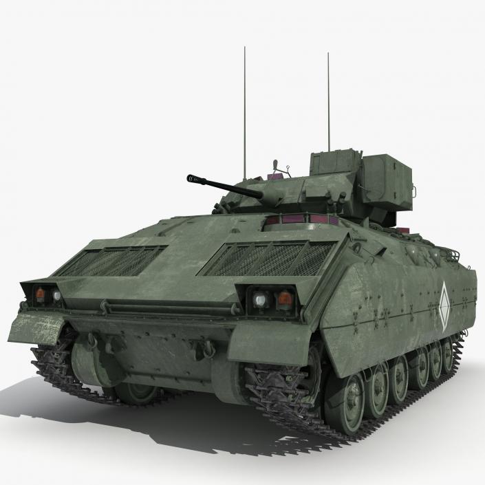 3D Bradley M2 Green